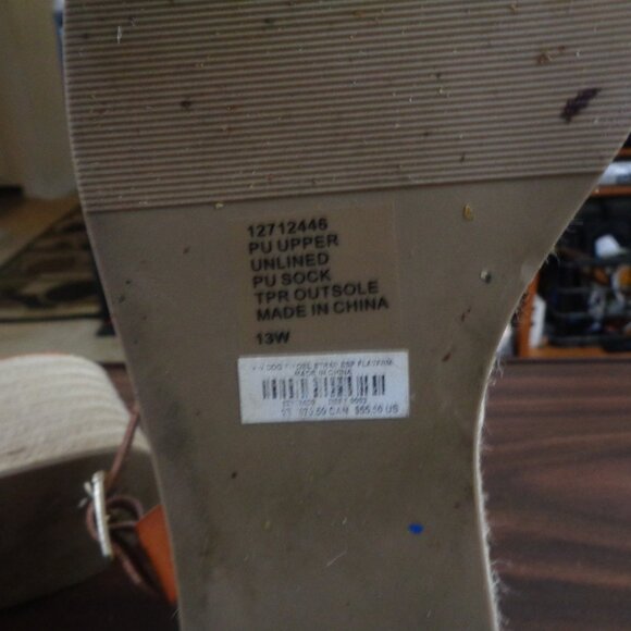 Torrid Espadrille Platform Wedge Sandal Pre Owned Sz 13ww - Picture 5 of 7
